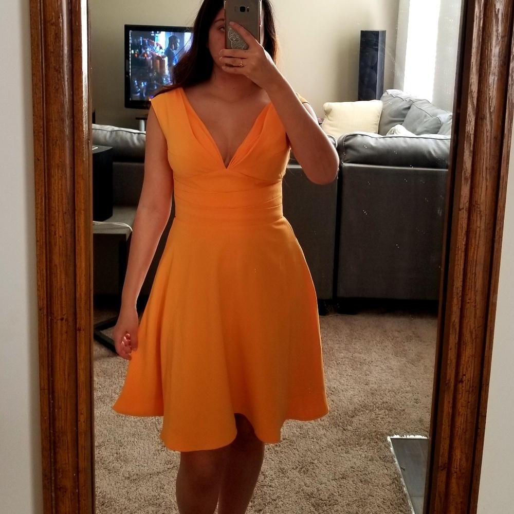 Zac Posen yellow dress